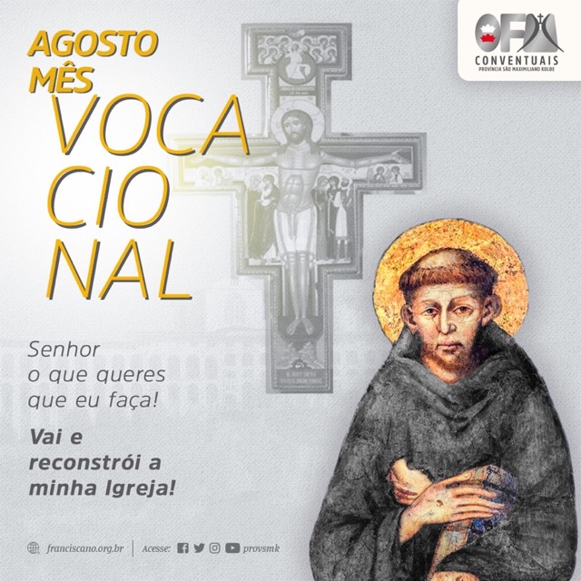 Em agosto, anualmente, há 37 anos, a Igreja no Brasil celebra o mês vocacional com uma oração pelas vocações a cada domingo