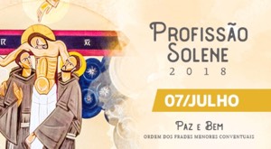 6 Freis professarão os Votos Solenes amanhã, 07, na Cripta do Santuário São Francisco de Assis