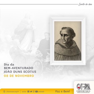 08 de novembro: Bem-Aventurado João Duns Scotus – Santos e Santas Franciscanas do Dia