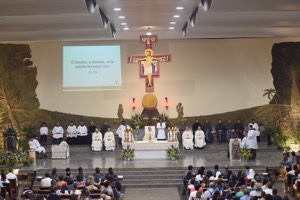 Celebração da Solenidade de São Francisco de Assis no Santuário dedicado ao Seráfico Pai