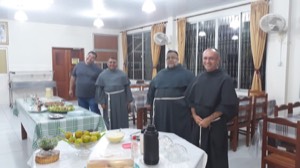 Retiro da regional norte: frades recebem visita do Arcebispo de Manaus