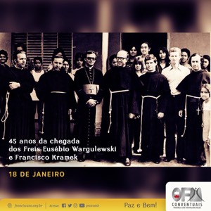45 anos da chegada dos Freis Kramek e Eusébio ao Brasil