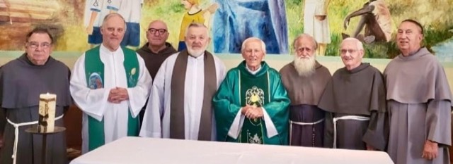 Frei Francisco Kramek celebra 60 anos de ordenação presbiteral
