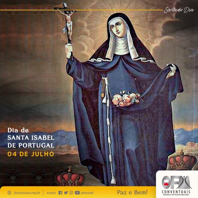 04 de julho: Santos e Santas Franciscanas do Dia - Santa Isabel de Portugal