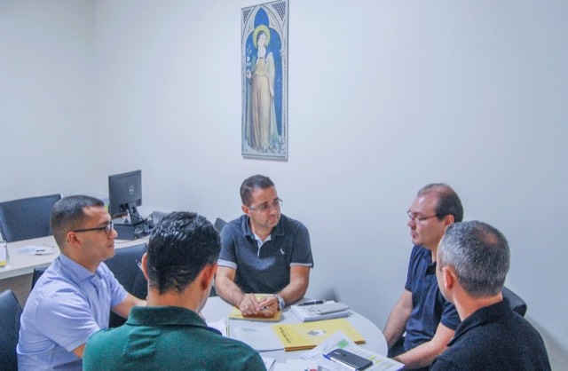 UFRATER: diretores de obras franciscanas se reuniram hoje (13) com o provincial e ecônomo