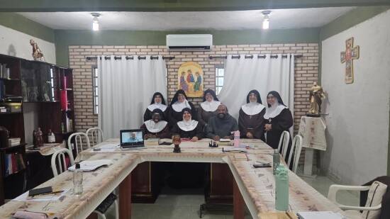 Encontro da equipe de Formação Inicial da Federação das Irmãs Clarissas