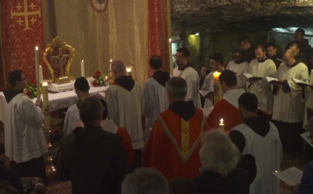 Foi celebrada pela Custódia da Terra Santa uma Santa Missa em recordação à descoberta da Cruz de Jesus