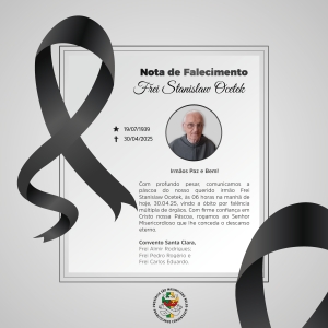 Nota de Falecimento: Frei Stanislaw Ocetek