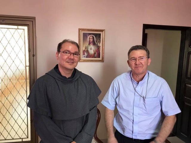 Ministro Provincial realiza visitas fraternas as Dioceses de Jataí e Itumbiara no Goiás