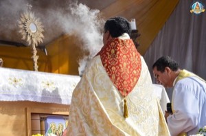Festividades de Corpus Christi no Santuário N. Sra. das Candeias na Bahia