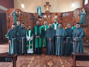 Ministro Provincial visita noviciado em Cascavel (PR)